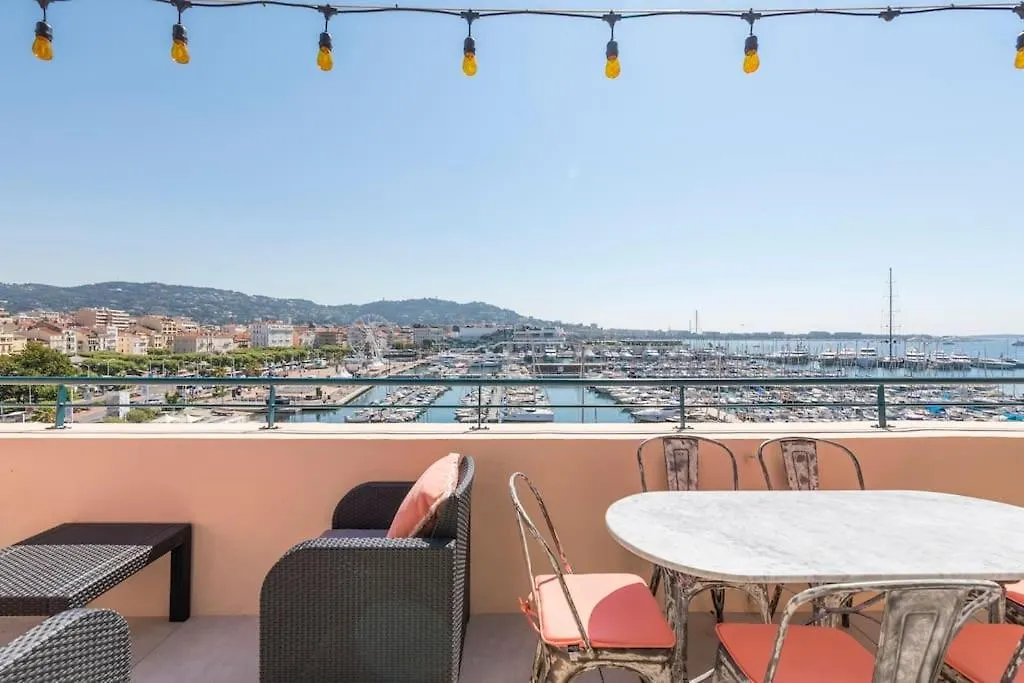 Apartamento Facing D Port Of Cannes Duplex With A View