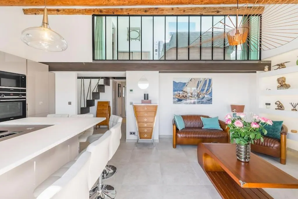 Facing D Port Of Cannes Duplex With A View Apartamento